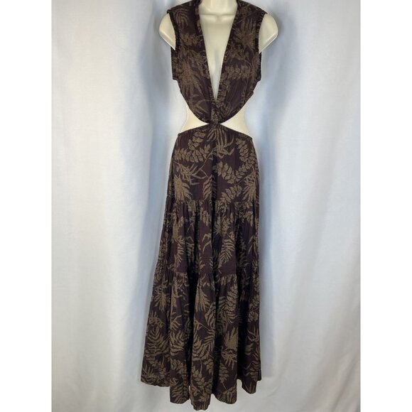 Bec + Bridge Desert Palm Cutout Maxi Dress $400 - Picture 3 of 13